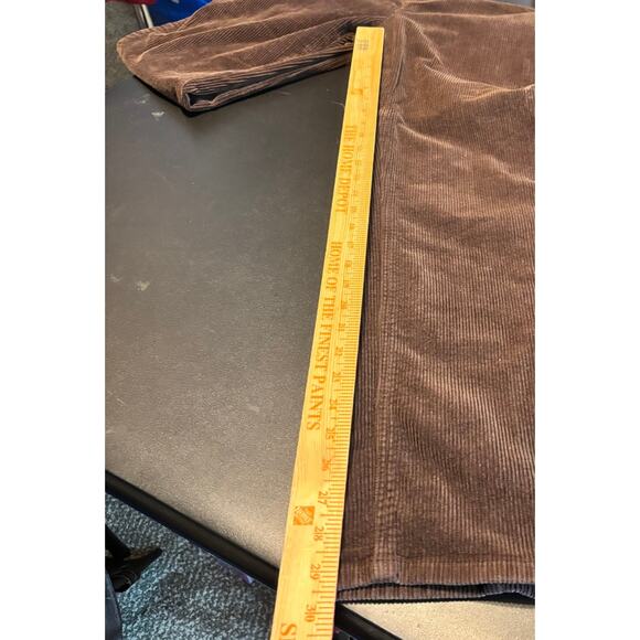 Lauren Jeans Co Ralph Lauren Brown Corduroy Pants Women’s Size 8 Stretch - Picture 6 of 7